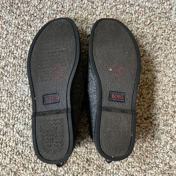 Skechers Bobs Chill Luxe Urban Frost Womens Alpargata Flat Charcoal US Size 7.5 - Picture 9 of 9